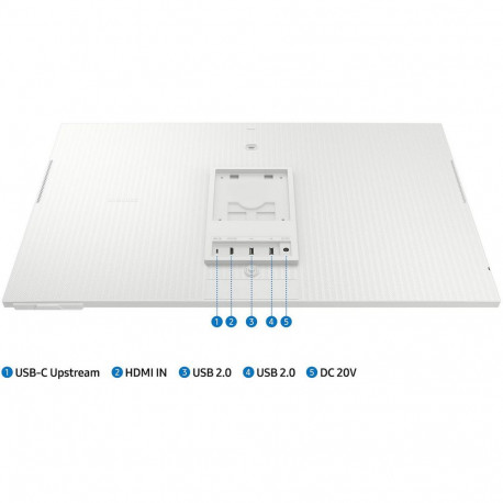 Монитор 32" SAMSUNG S32DM801UI Smart дисплей M8 M80D UHD White (VA, 3840x2160, HDMI+Type C, USB Hub, 4 ms, 178°/178°, 400 cd/m, 3000:1, 60Hz, Spk, Cam, Pivot)-17
