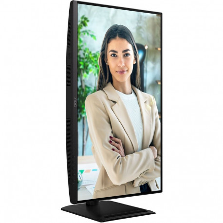 Монитор 27" AOC Q27P4U IPS, 2560x1440, 120Hz, 4ms, 350сd/m, 1500:1 | 2xHDMI(2.0), DP(1.2), Type-C(PD-15W), 3xUSB 3.2 | HAS, Pivot, Swivel, InPSU, Speakers, Vesa 100, Black-6