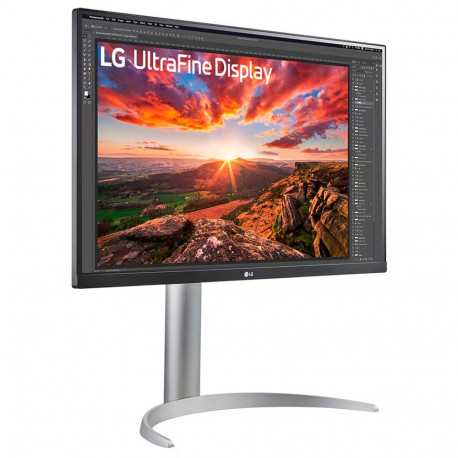 Монитор 27" LG 27UP850K-W IPS, 3840x2160, 60Hz, 5ms, 400сd/m, 1200:1, HDR10 | 2xHDMI(2.0), DP(1.4), Type-C(PD-90W), 2xUSB3.0 | HAS, Swivel, ExPSU, Speakers, Vesa 100, Black/Silver-3