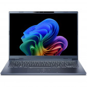 Ноутбук Acer Swift Go 14 AI SFG14-75-58NB Intel Core Ultra 5 226V/16Gb (soldered D5)/SSD1Tb/UMA/14"/OLED/WUXGA/1920x1200/60Hz/NoOS/Blue/1.24kg