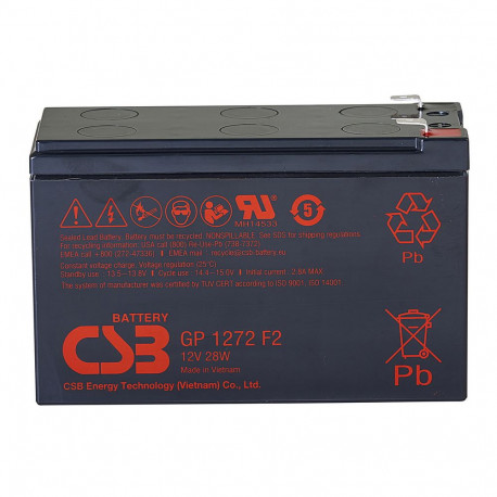 Аккумулятор CSB GP1272 F2 (12V28W)