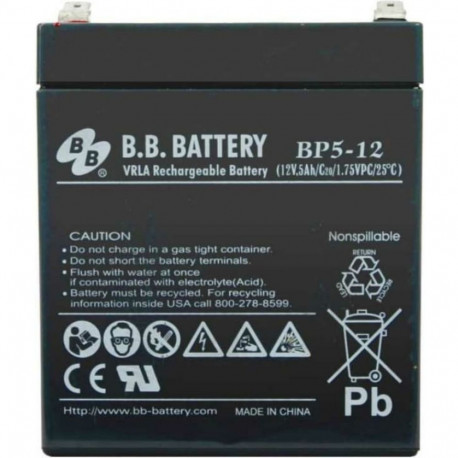 Аккумулятор B.B.Battery BP 5-12-1