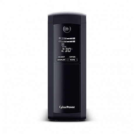 Источник бесперебойного питания ИБП Line-Interactive CyberPower VP1200EILCD 1200VA/720W USB/RS-232/RJ11/45 (4 + 4 IEC С13)-1