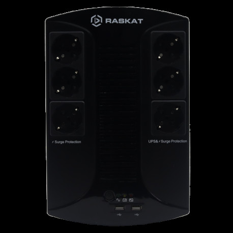 Источник бесперебойного питания ИБП Raskat VS-850VA 850VA, 510Вт, 6хCEE 7-1