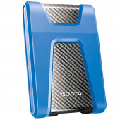 Жесткий диск внешний ADATA HD650 AHD650-2TU31-CBL 2TB 2.5" USB 3.1, LED indicator, Blue, Retail (460462)